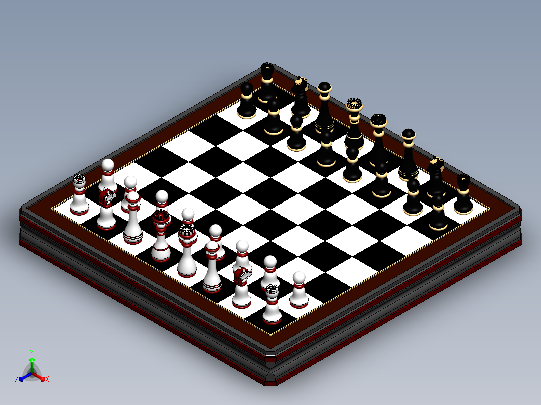 象棋14正等轴测图