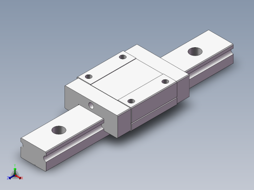 滑块MGN15C正等轴测缩略图