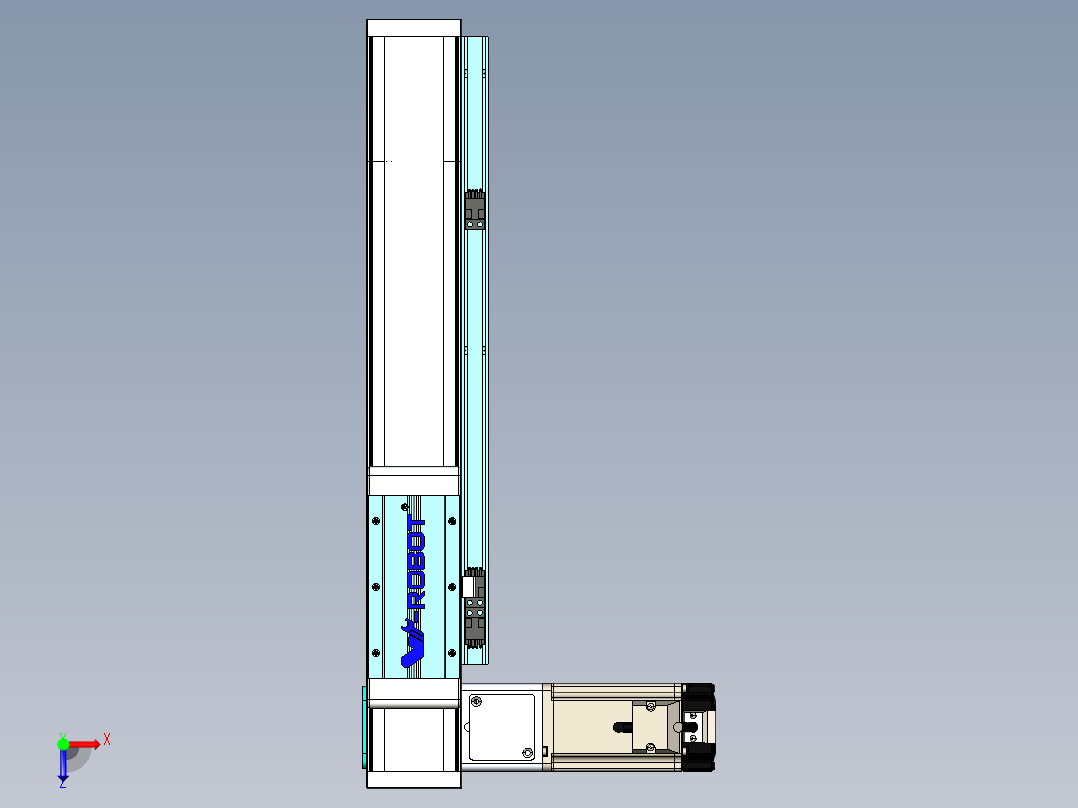 欧规系列-LB6A-L130-S250-BL-ZP40-C3俯视图
