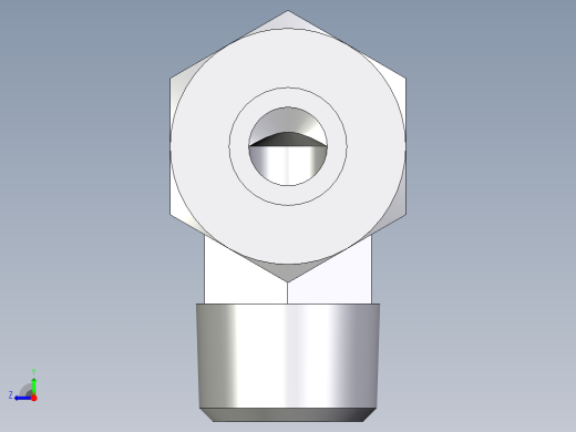 卡套式工业通用硬管接头EO_Male_stud_elbow_WE12SM71右视缩略图