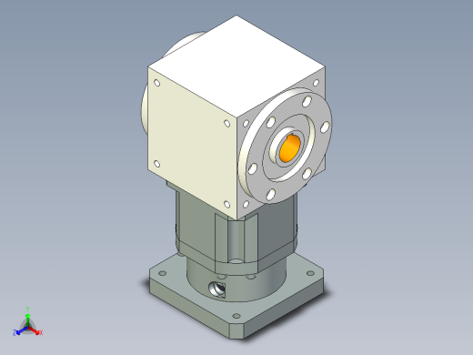换向器PW170双孔 PLX142-L1 35-114.3-200-M12.stp正等轴测缩略图