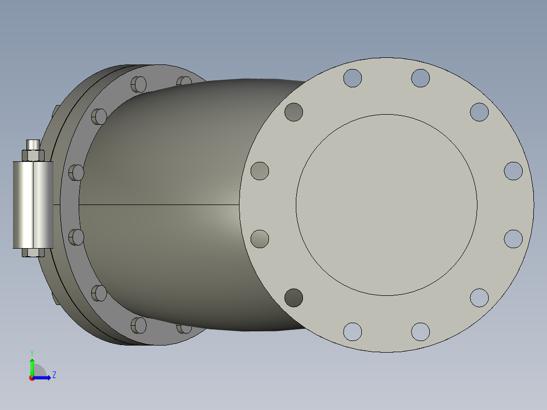 过滤器-10英寸左视图