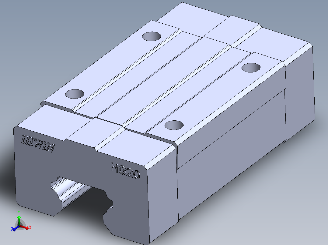 上银直线滑轨-HGH20CA 滑块