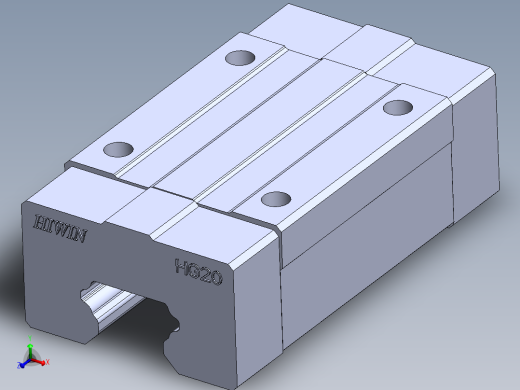 上银直线滑轨-HGH20CA 滑块