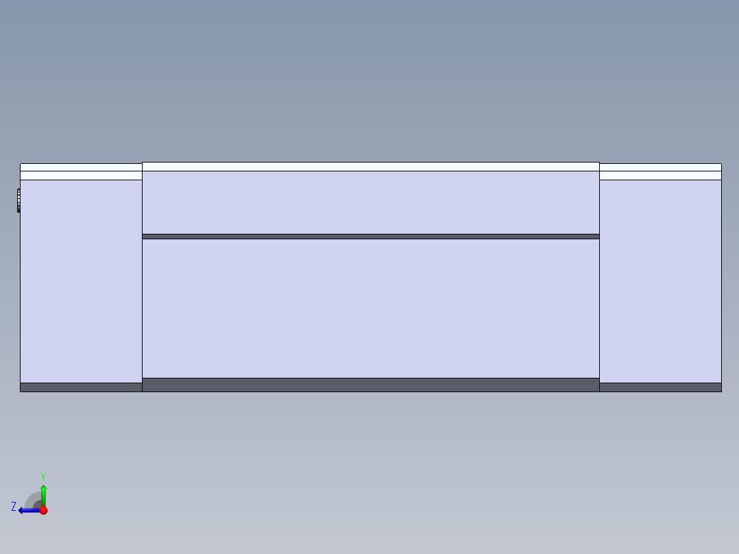 上银直线滑轨-HGH20CA 滑块右视图