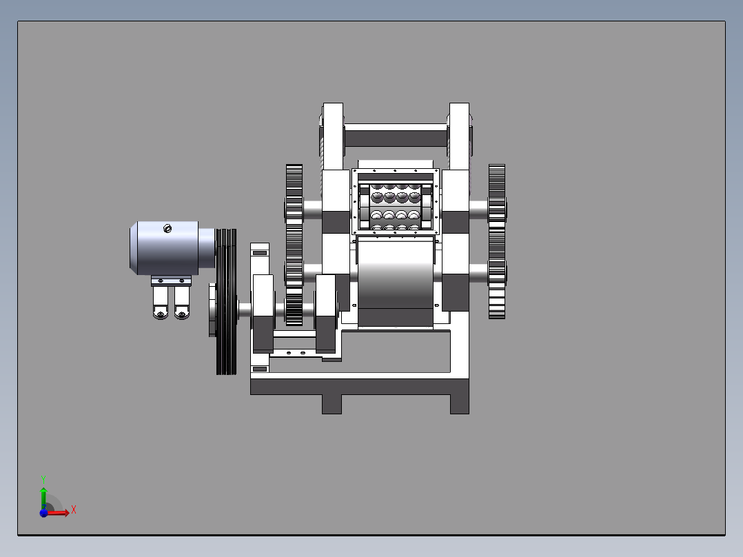 双齿辊破碎机1426266前视图