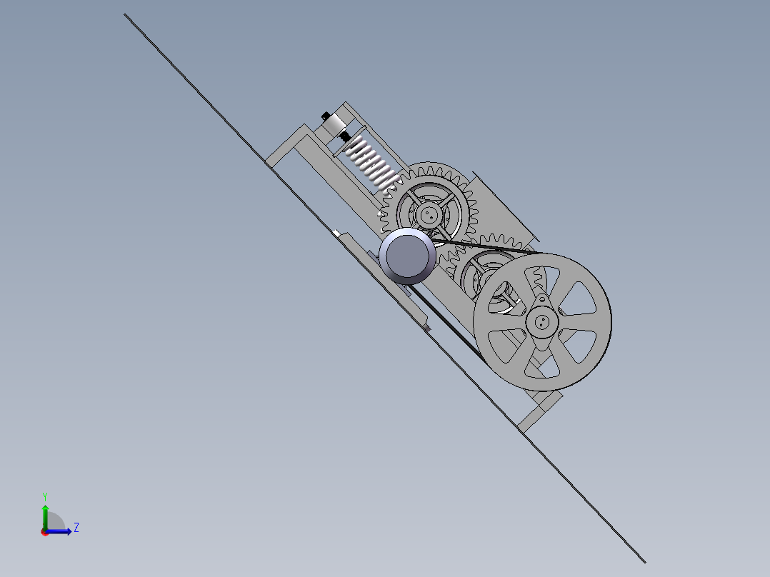双齿辊破碎机1426266左视图