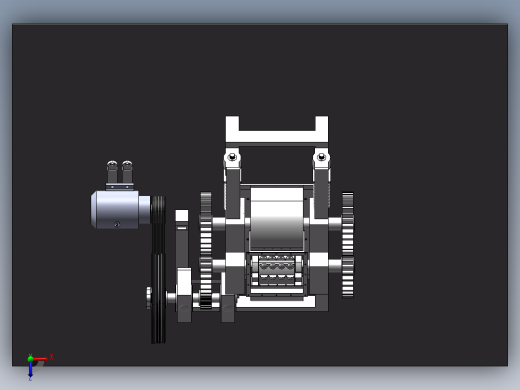 双齿辊破碎机1426266俯视缩略图