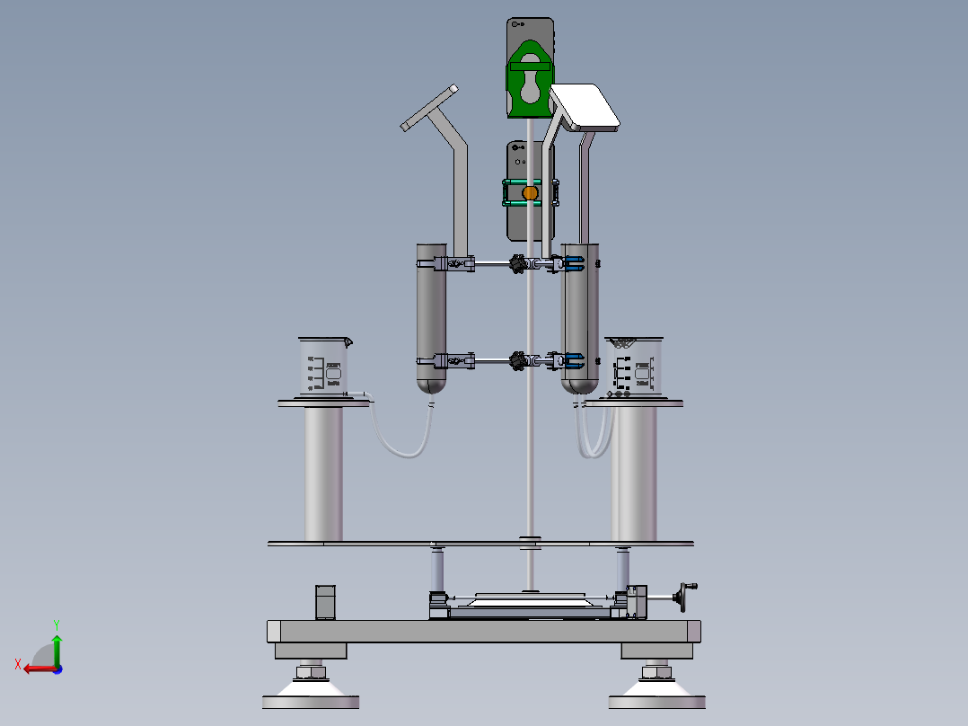 声速测量装置后视图