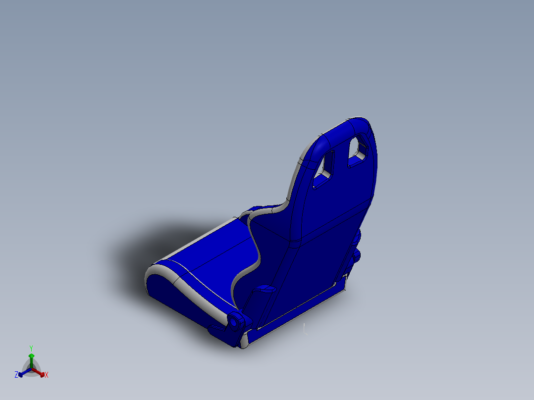 汽车座椅 (91)正等轴测图