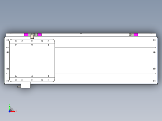 威洛博LC系列3d模型模组LC22H2Y-S450前视缩略图