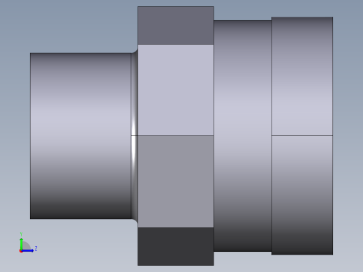 10DIMV(B) 用溶剂焊接插座DF双适配器，溶剂焊接插口DM和BSP螺纹母端R不锈钢加强环左视缩略图
