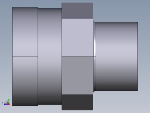 10DIMV(B) 用溶剂焊接插座DF双适配器，溶剂焊接插口DM和BSP螺纹母端R不锈钢加强环右视缩略图