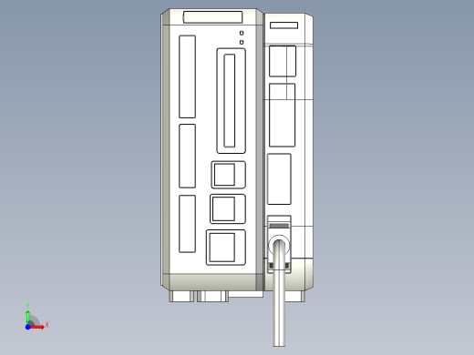 基恩士LJ-G5001_kc图纸模型前视缩略图