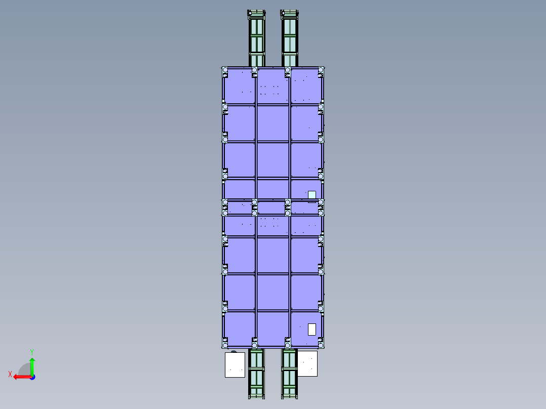 宁德时代L600软包电芯处理线sw16可编辑后视图