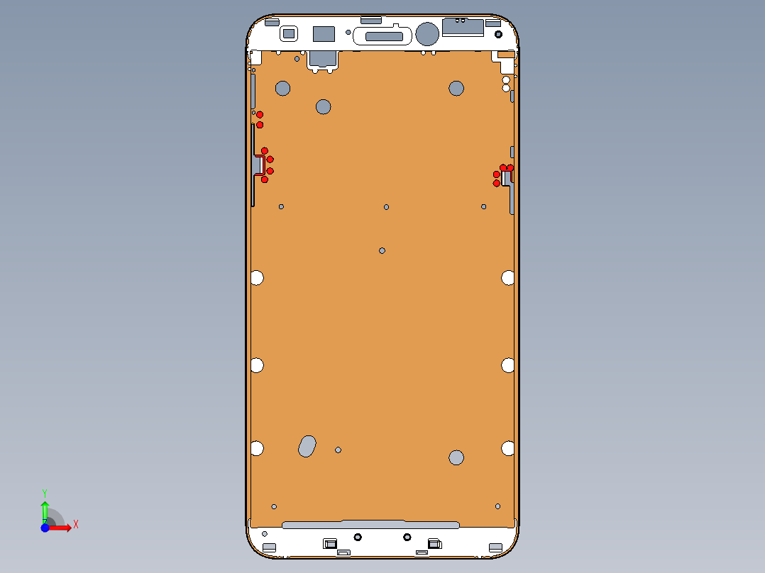 S1-CNC9-笔记本CNC工装夹具三维模型20150117前视图