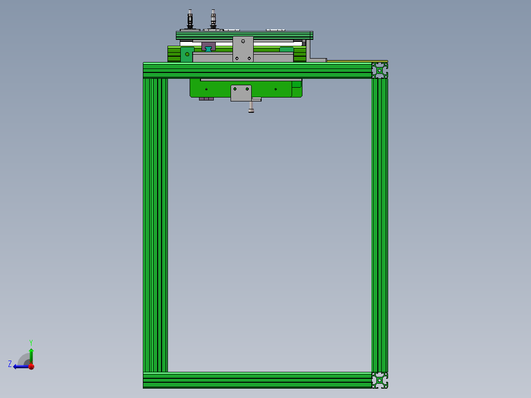 海绵条贴附装置（sw18可编辑+工程图）右视图