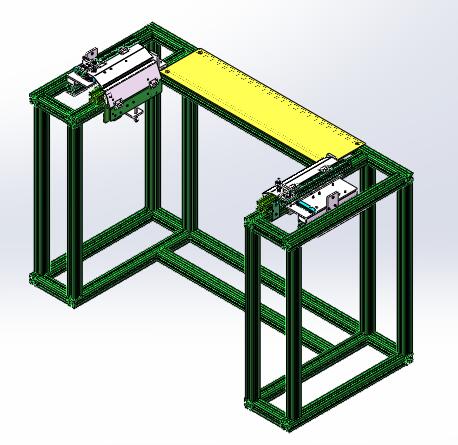 海绵条贴附装置（sw18可编辑+工程图）