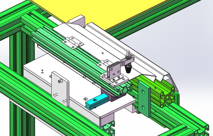 海绵条贴附装置（sw18可编辑+工程图）