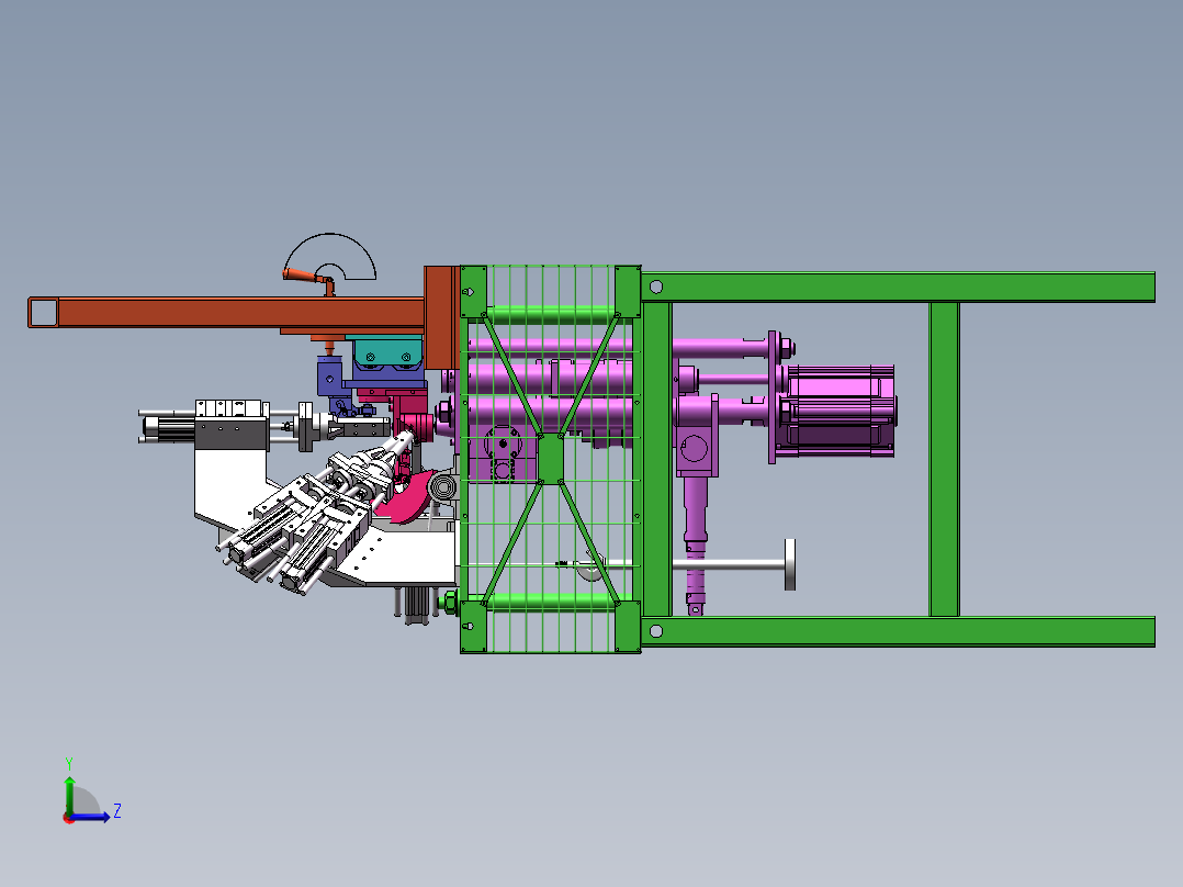阀门气密性测试平台sw16左视图