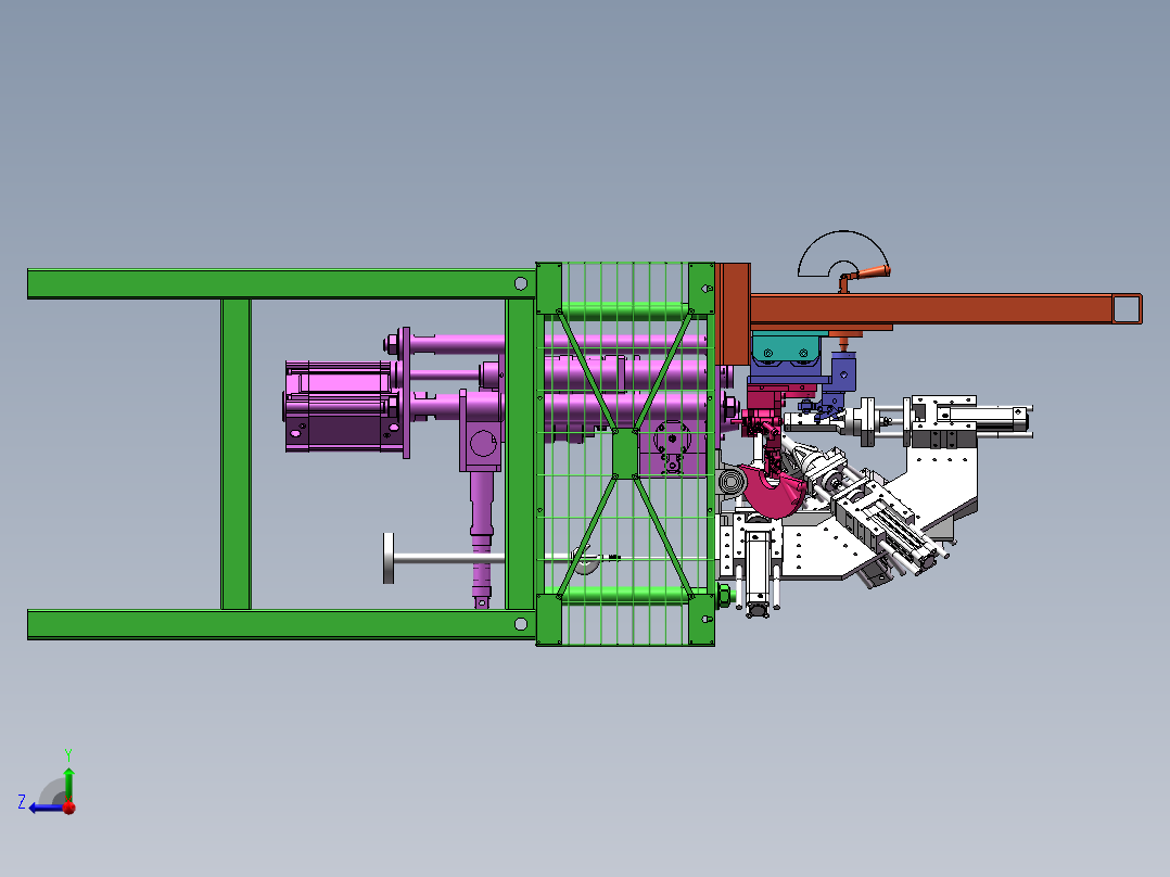 阀门气密性测试平台sw16右视图