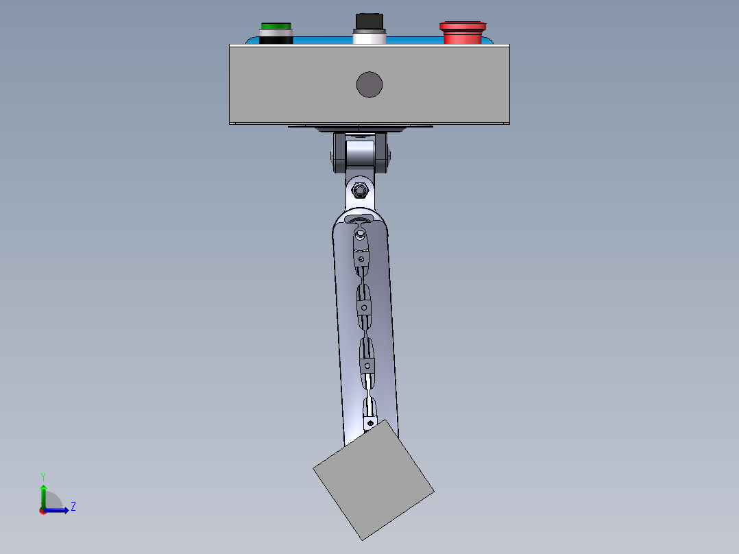 全自动卧式压簧机sw18可编辑左视图