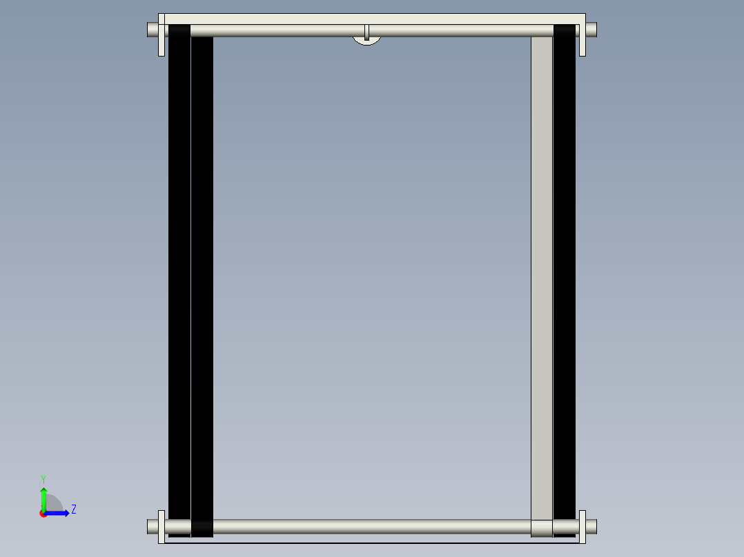 X剪式升降机构左视图