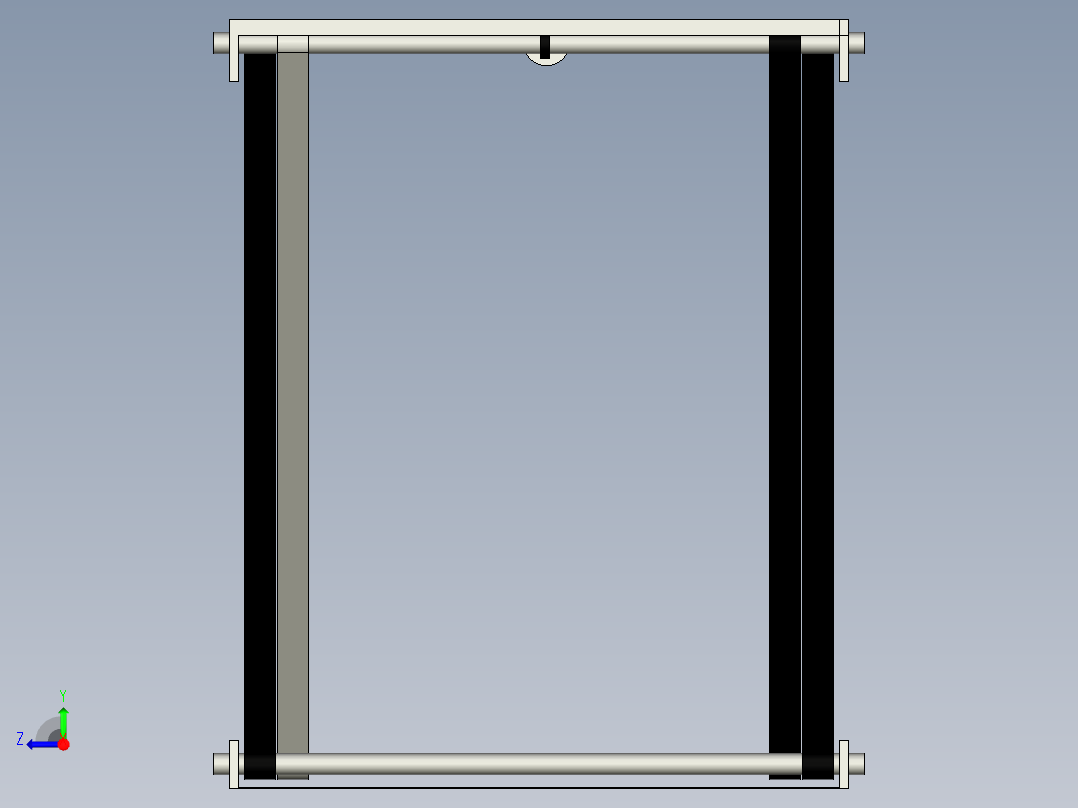 X剪式升降机构右视图