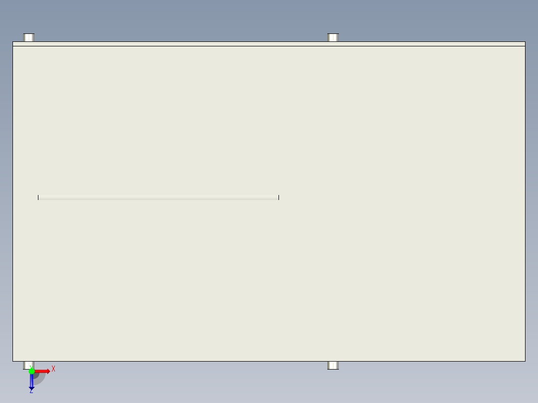 X剪式升降机构俯视图