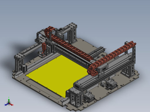 龙门式三轴移载模组
