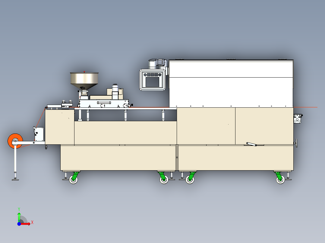 DPT-260泡罩包装机前视图
