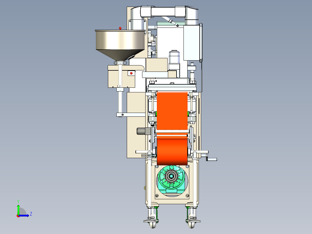 DPT-260泡罩包装机左视图