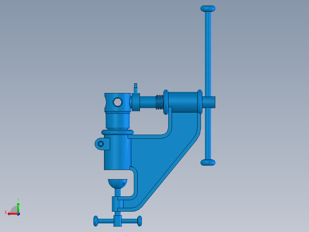 冲孔机 xt后视图