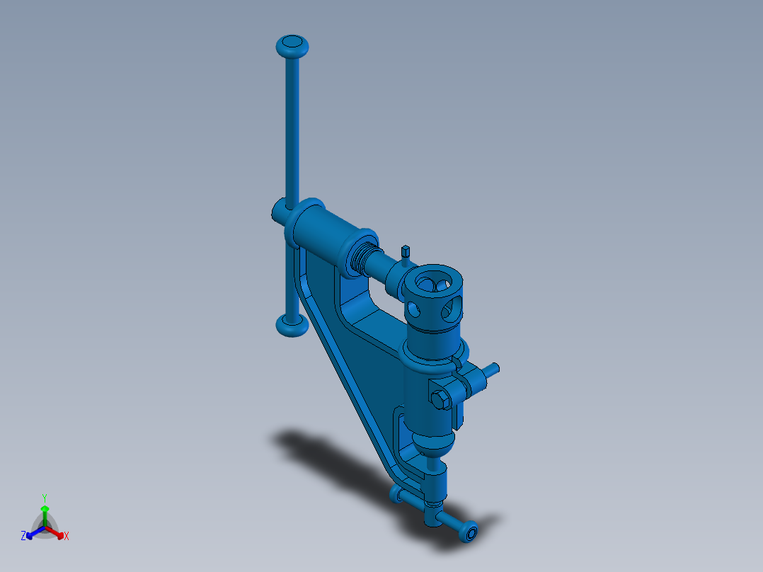 冲孔机 xt正等轴测图