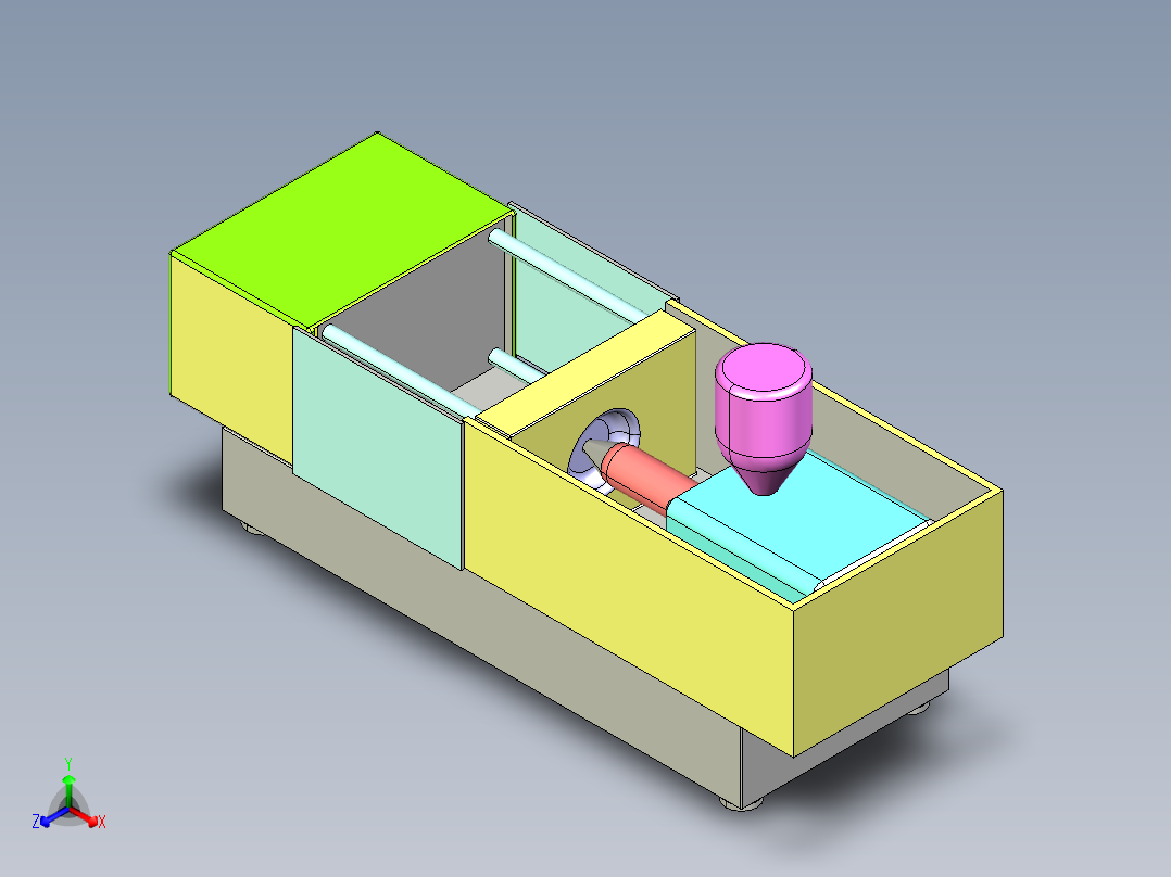 卧式注塑机模型-1357325--50