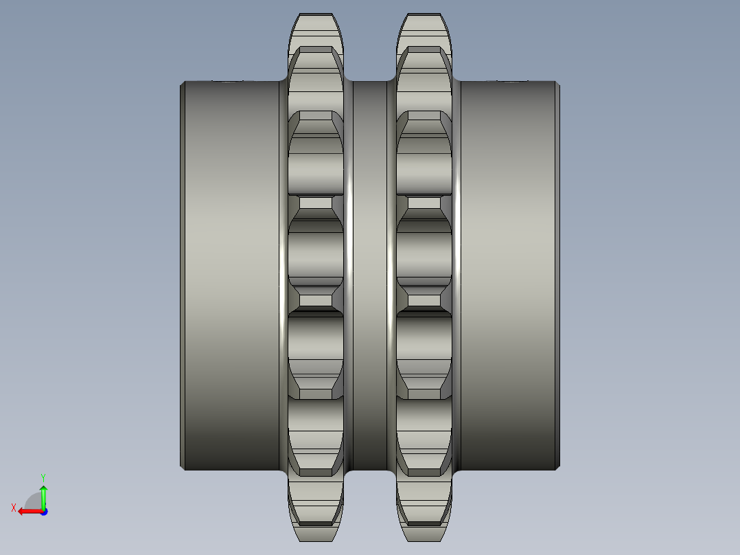 ZDSB-04-07从动链轮12A-2-17Z后视图