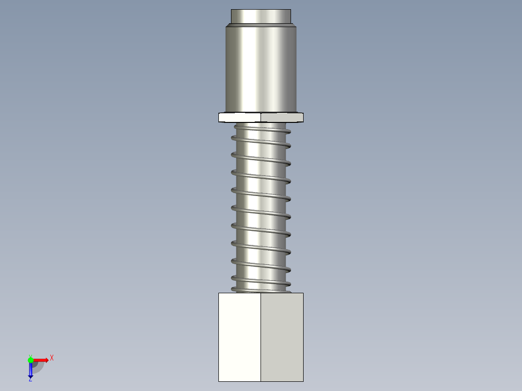 700000011缓冲杆组合-8262-0510-B俯视图