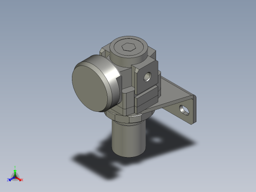 减压阀SMCAR10-M5+压力表G27-10-R1+托架AR10P-270AS