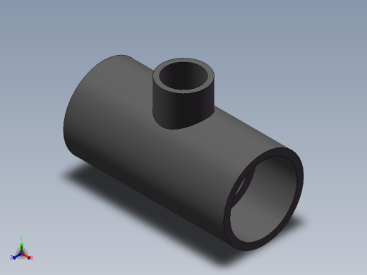 UPVC_RTEE_DN50_20正等轴测缩略图