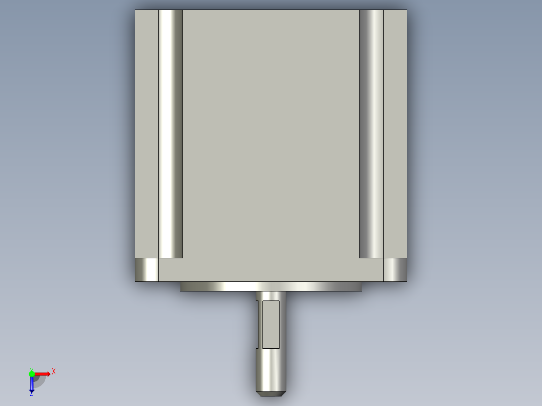 步进电机BSAB366最新331俯视图