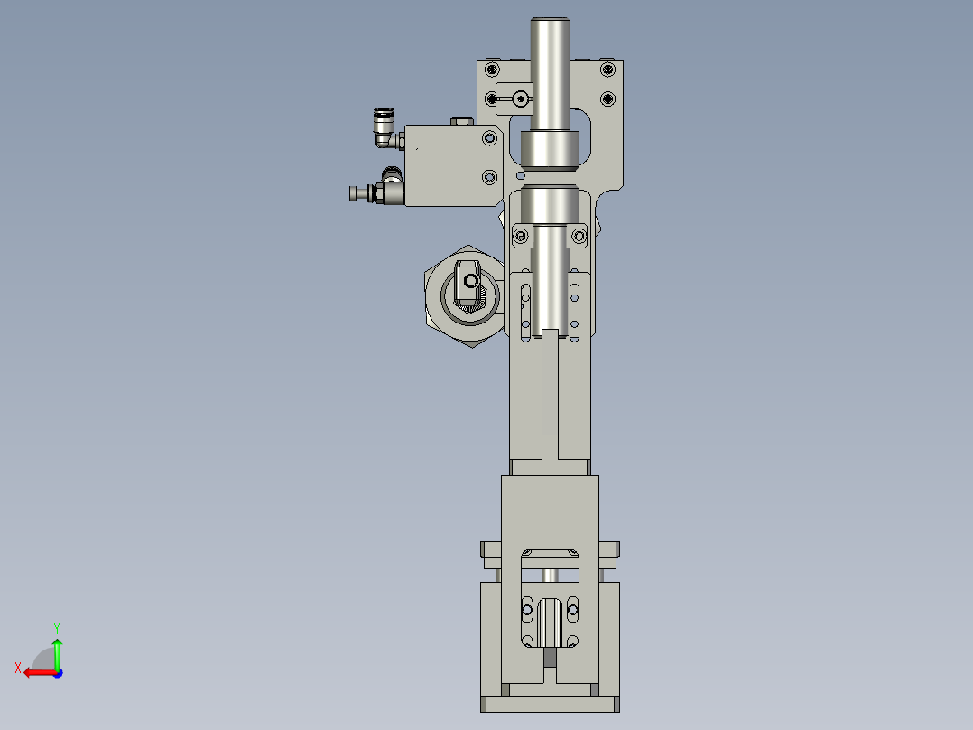 020600沟槽检测机构后视图