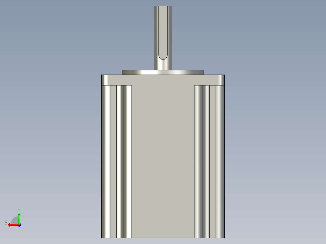 B-O-57步进电机后视图