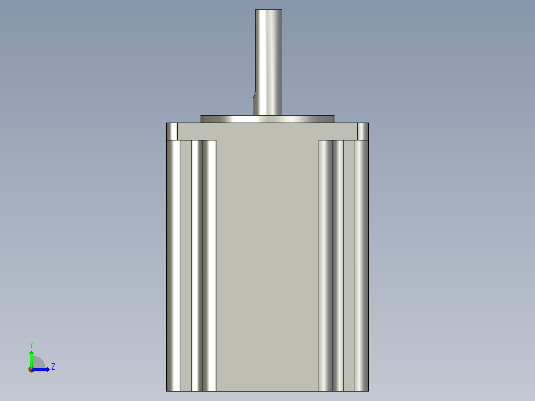 B-O-57步进电机左视图