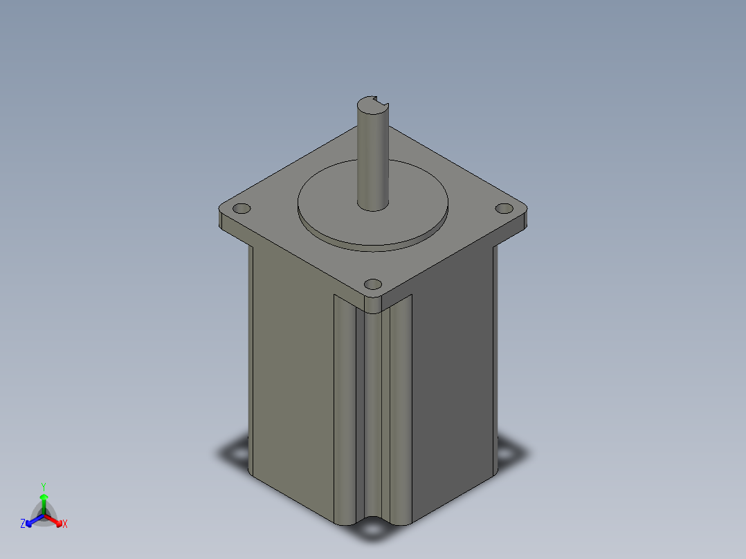 B-O-57步进电机正等轴测图