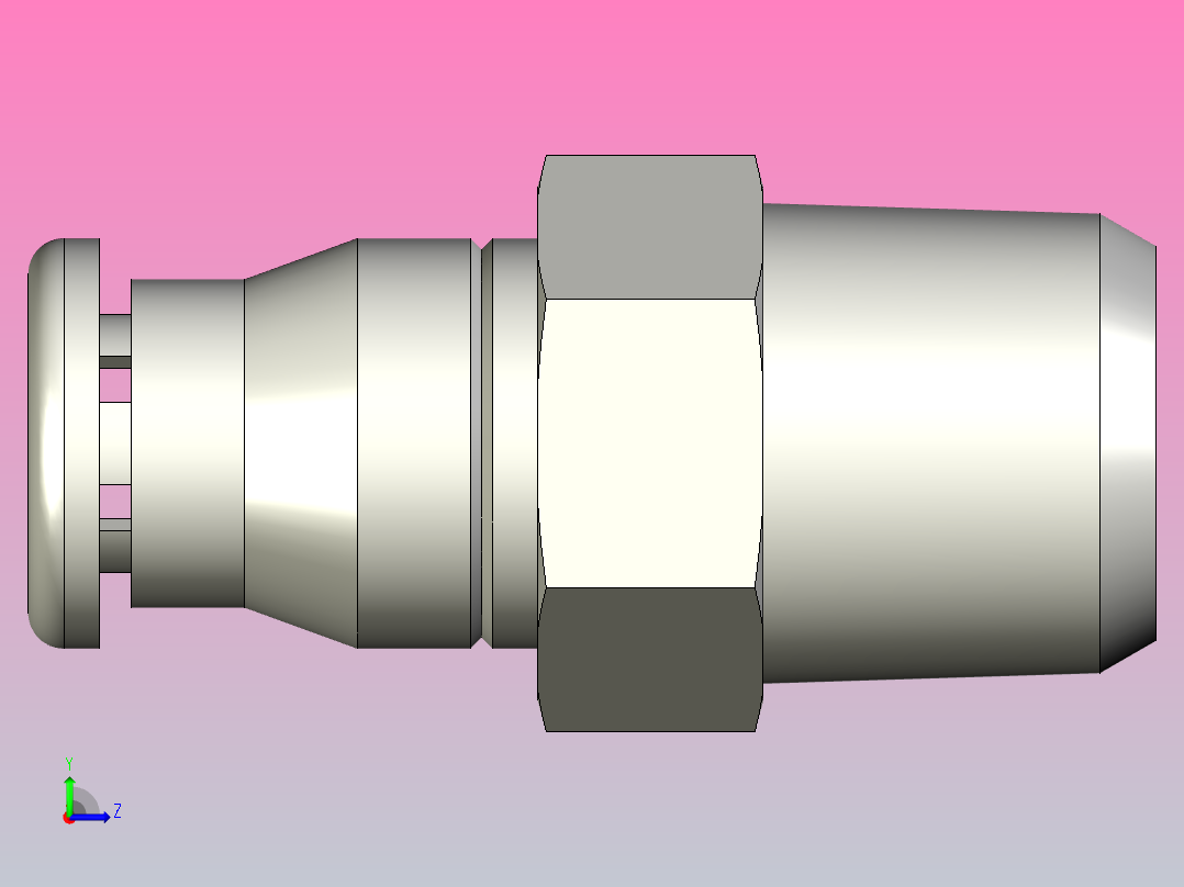 快插接头CRQS-1_4-6左视图