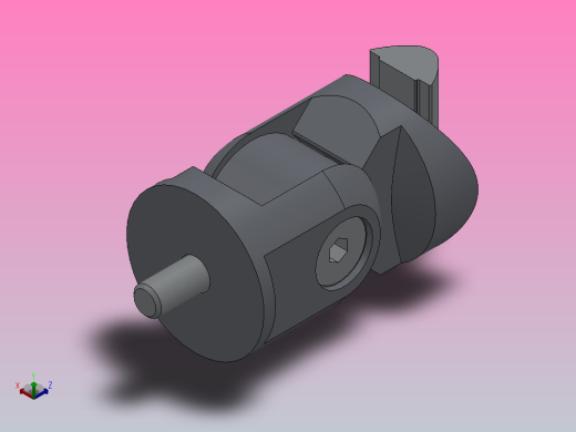 膝盖护栏角件紧固件_膝盖护栏角件紧固件正等轴测缩略图