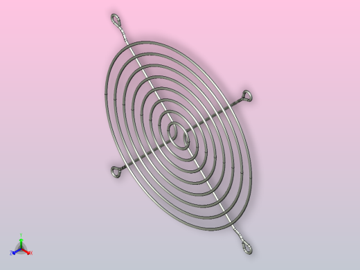 120毫米和92毫米风扇的标准格栅