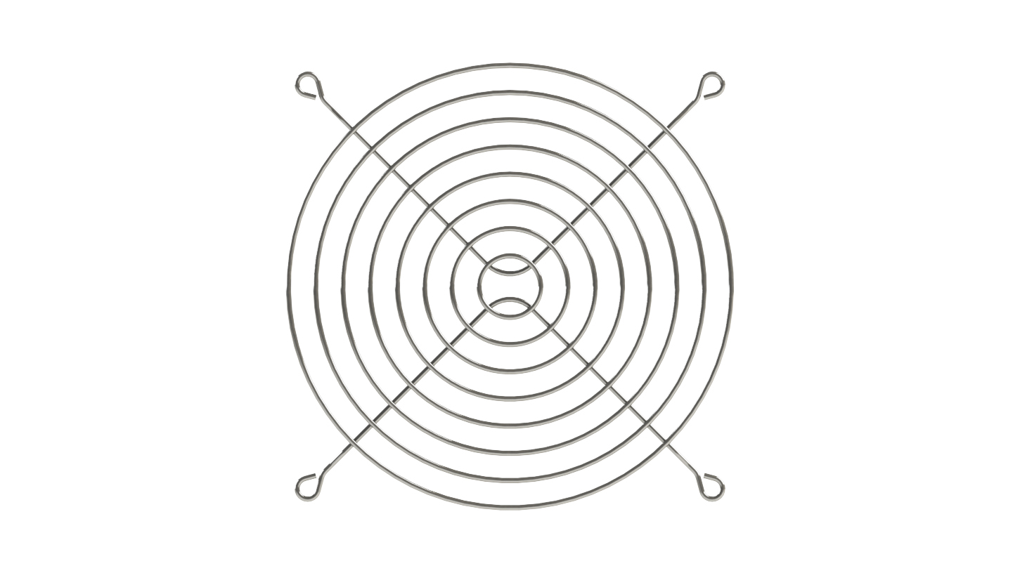 120毫米和92毫米风扇的标准格栅