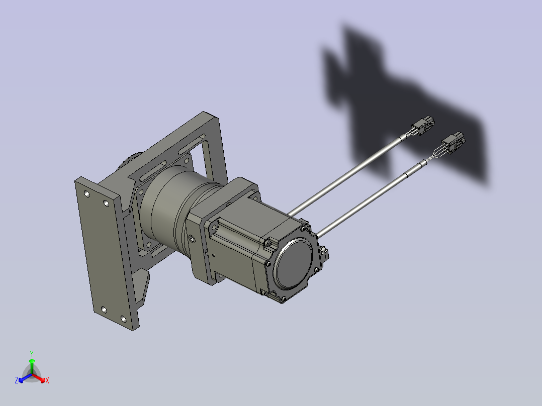 云母绕线机线分割器伺服传动主视图