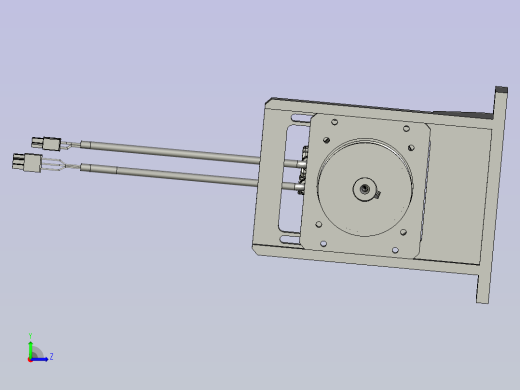 云母绕线机线分割器伺服传动左视缩略图
